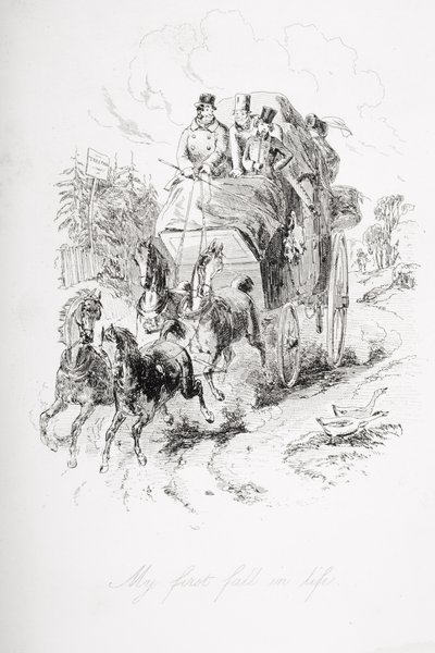 Hayatımdaki ilk düşüşüm, Charles Dickens (1812-70) tarafından ilk kez 1850